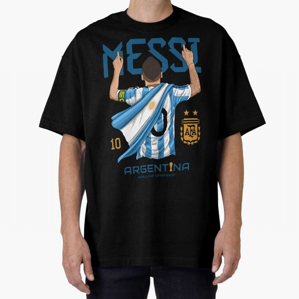 Argentina World Champs Messi Number Classic T-Shirt Refresh FIFA World Cup 2026 USA Canada Mexico for Fans of CR7 and France and Portugal, Bringing Champion Mindset, Group Stage Buzz, Knockout Tension and Passionate Fan Culture; Ideal for Fans Who