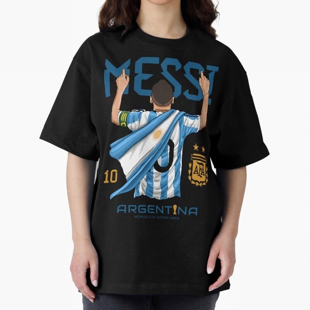 Argentina World Champs Messi Number Classic T-Shirt Refresh FIFA World Cup 2026 USA Canada Mexico for Fans of CR7 and France and Portugal, Bringing Champion Mindset, Group Stage Buzz, Knockout Tension and Passionate Fan Culture; Ideal for Fans Who