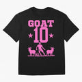 The Goat 10 Miami Champion Classic T-Shirt Support the Legends of FIFA World Cup 2026 Spirit, Made for Argentina, France and Brazil, Neymar, Retro Football Energy, Iconic Rivalries, Trophy Chase Drama and Stadium Atmosphere; Great for Supporters