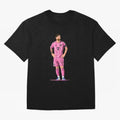 Lionel Messi Vector Oversized T-Shirt Experience the Global Stage of FIFA World Cup 2026 Group Stage for Fans of Cristiano Ronaldo, Haaland and CR7 and Argentina and Brazil, Bringing Retro Football Energy, Iconic Rivalries, Trophy Chase Drama and