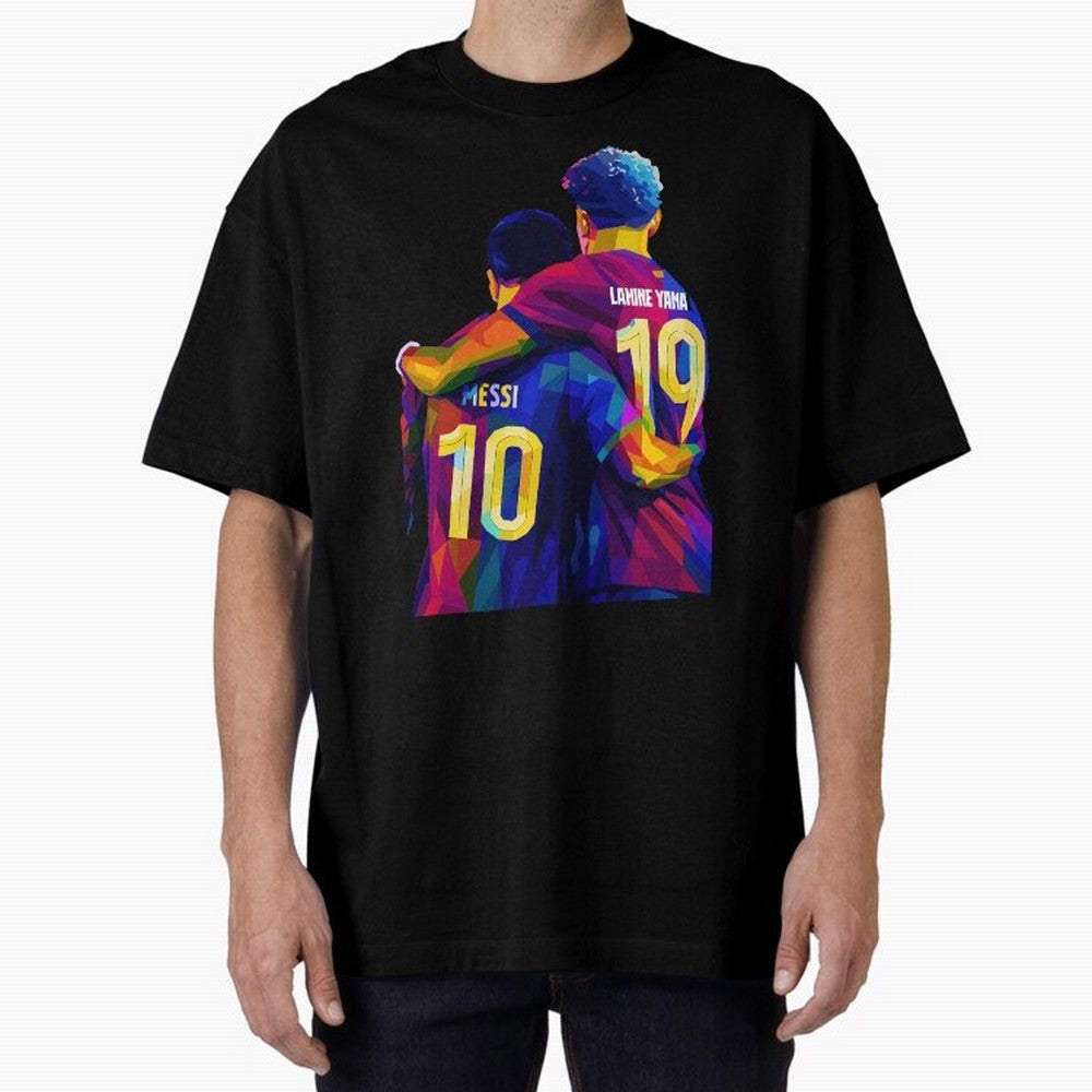 Lionel Messi and Foster child Wpap Art Classic T-Shirt Support the Legends of FIFA World Cup 2026 with Messi and Cristiano Ronaldo, England Energy, Football Passion, Legendary Performances, Festival Vibes and Supporter Community; Made for Die Hard