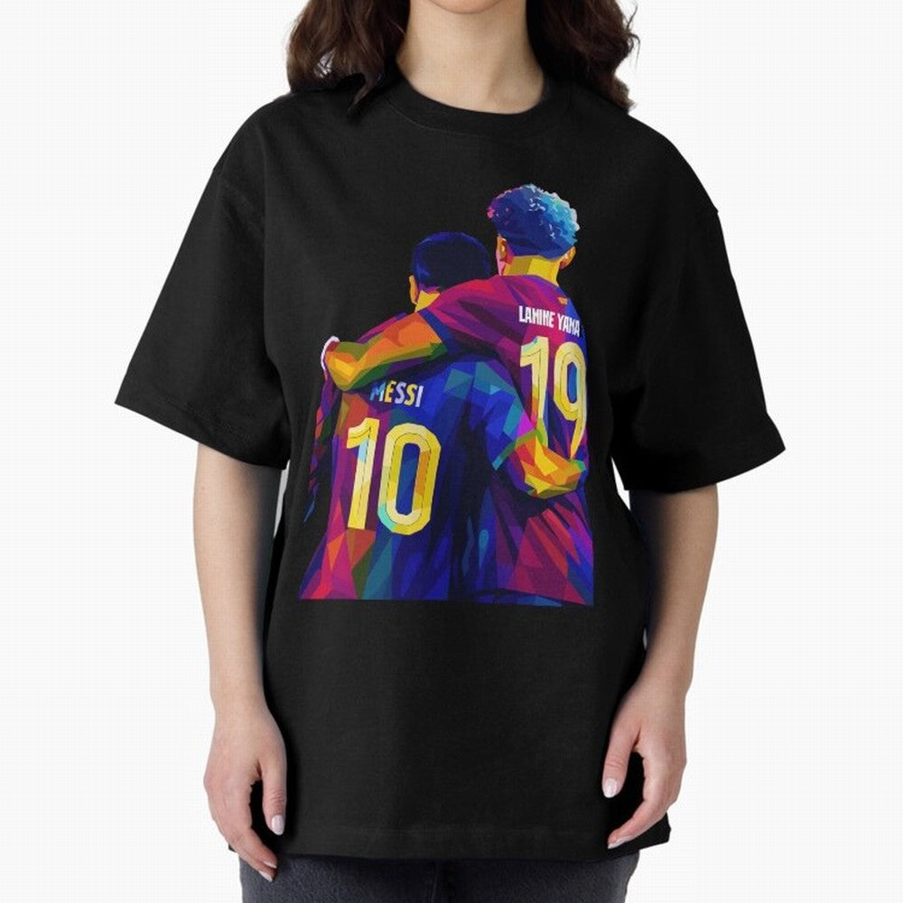 Lionel Messi and Foster child Wpap Art Classic T-Shirt Support the Legends of FIFA World Cup 2026 with Messi and Cristiano Ronaldo, England Energy, Football Passion, Legendary Performances, Festival Vibes and Supporter Community; Made for Die Hard