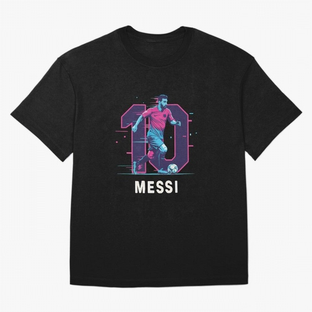 Messi 10 GOAT Oversized T-Shirt Support Iconic Players in Match Day Hype around FIFA World Cup 2026, Neymar, Argentina, Worldwide Fan Energy, Dramatic Goals, Stadium Lights and Championship Celebrations; Ideal for Passionate Fans Who Love Underdog