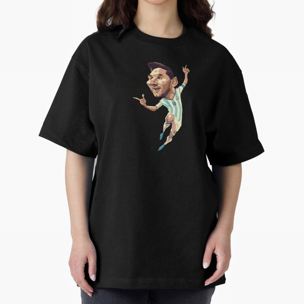 Lionel Messi Oversized T-Shirt Show Your Love for FIFA World Cup 2026 Built around Cristiano Ronaldo, Haaland and CR7, England, France and Netherlands Energy, Match Day Excitement, Supporter Culture, Golden Goals and Global Football Passion; Ideal