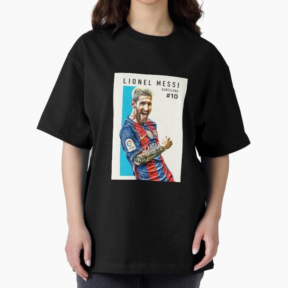 Lionel Messi Barcelona Football Classic T-Shirt Stand Proud for FIFA World Cup 2026 Group Stage for Fans of CR7 and Messi and Portugal, Bringing Match Day Excitement, Supporter Culture, Golden Goals and Global Football Passion; Ideal for Fans Who
