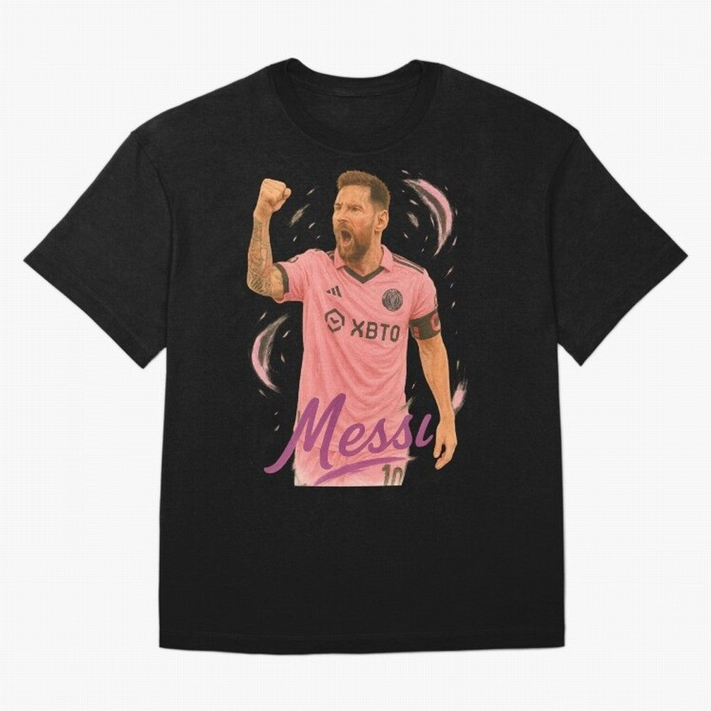 Argentina World Champs Messi Number Oversized T-Shirt Represent Fans Who Live for FIFA World Cup 2026 Filled with Haaland and Mbappe, Argentina Energy, Retro Football Energy, Iconic Rivalries, Trophy Chase Drama and Stadium Atmosphere; Built for