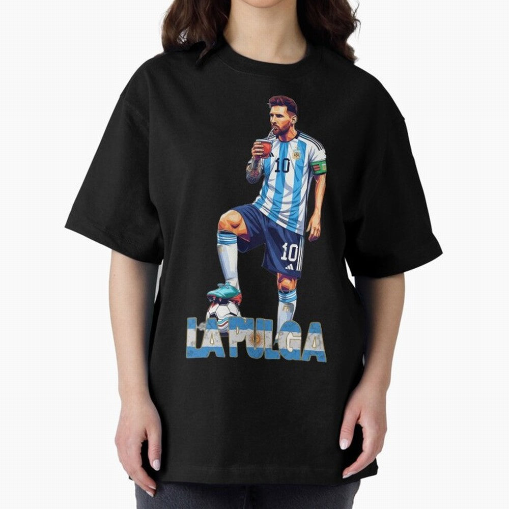 Argentina World Champs Messi Number Oversized T-Shirt Bring a Vintage Feel to FIFA World Cup 2026 Group Stage Inspired by Cristiano Ronaldo, Haaland and CR7, Germany Energy, Football History, Final Match Energy, Crowd Noise and Once in a Lifetime