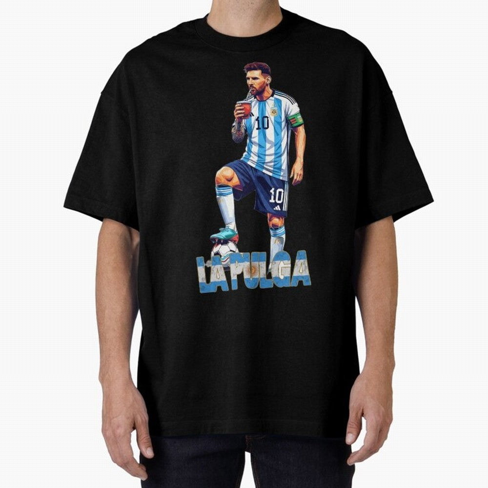 Argentina World Champs Messi Number Oversized T-Shirt Bring a Vintage Feel to FIFA World Cup 2026 Group Stage Inspired by Cristiano Ronaldo, Haaland and CR7, Germany Energy, Football History, Final Match Energy, Crowd Noise and Once in a Lifetime