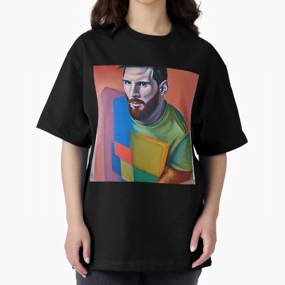 Lionel Oversized T-Shirt Create FIFA World Cup 2026 USA Canada Mexico for Fans of Messi, Neymar and Mbappe and Netherlands, Bringing Vintage Soccer Flavor, Modern Football Stars, National Flags and Final Night Emotion; Perfect for Supporters Who
