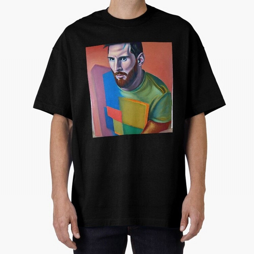 Lionel Oversized T-Shirt Create FIFA World Cup 2026 USA Canada Mexico for Fans of Messi, Neymar and Mbappe and Netherlands, Bringing Vintage Soccer Flavor, Modern Football Stars, National Flags and Final Night Emotion; Perfect for Supporters Who