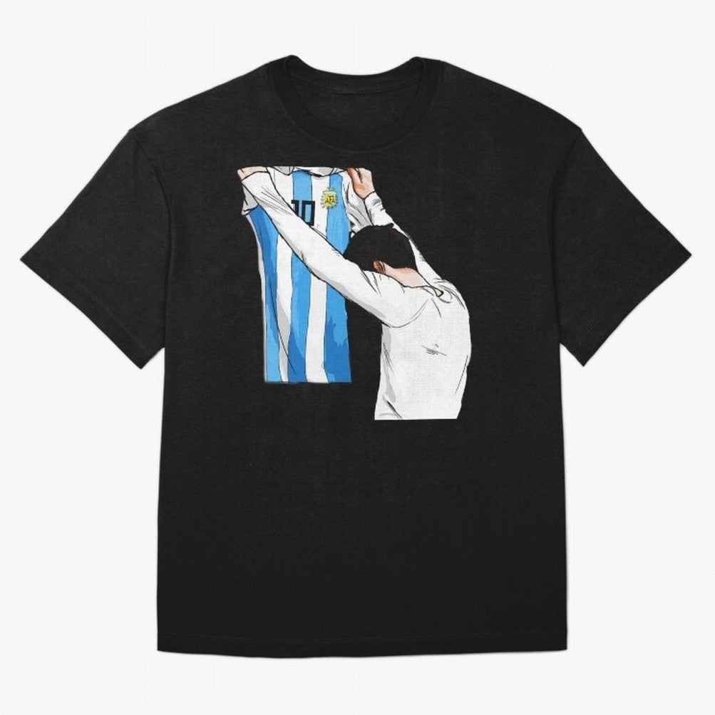 Argentina World Champs Messi Number Classic T-Shirt Show Match Day Excitement for FIFA World Cup 2026 USA Canada Mexico for Fans of Neymar, Haaland and Cristiano Ronaldo and France, Bringing Match Day Excitement, Supporter Culture, Golden Goals and