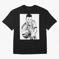 Lionel Messi white and black art Oversized T-Shirt Turn Football Passion into Global Football Passion for FIFA World Cup 2026, Celebrating Messi, Neymar and Mbappe, Netherlands, Football Festival Excitement, Trophy Ambitions, Country Rivalries and