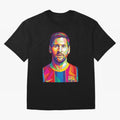 Messi wpap pop art Classic T-Shirt Honor Champions and Dreams in Match Day Hype around FIFA World Cup 2026 USA Canada Mexico, Messi, Spain, Football Festival Excitement, Trophy Ambitions, Country Rivalries and Star Player Buzz; Built for Supporters