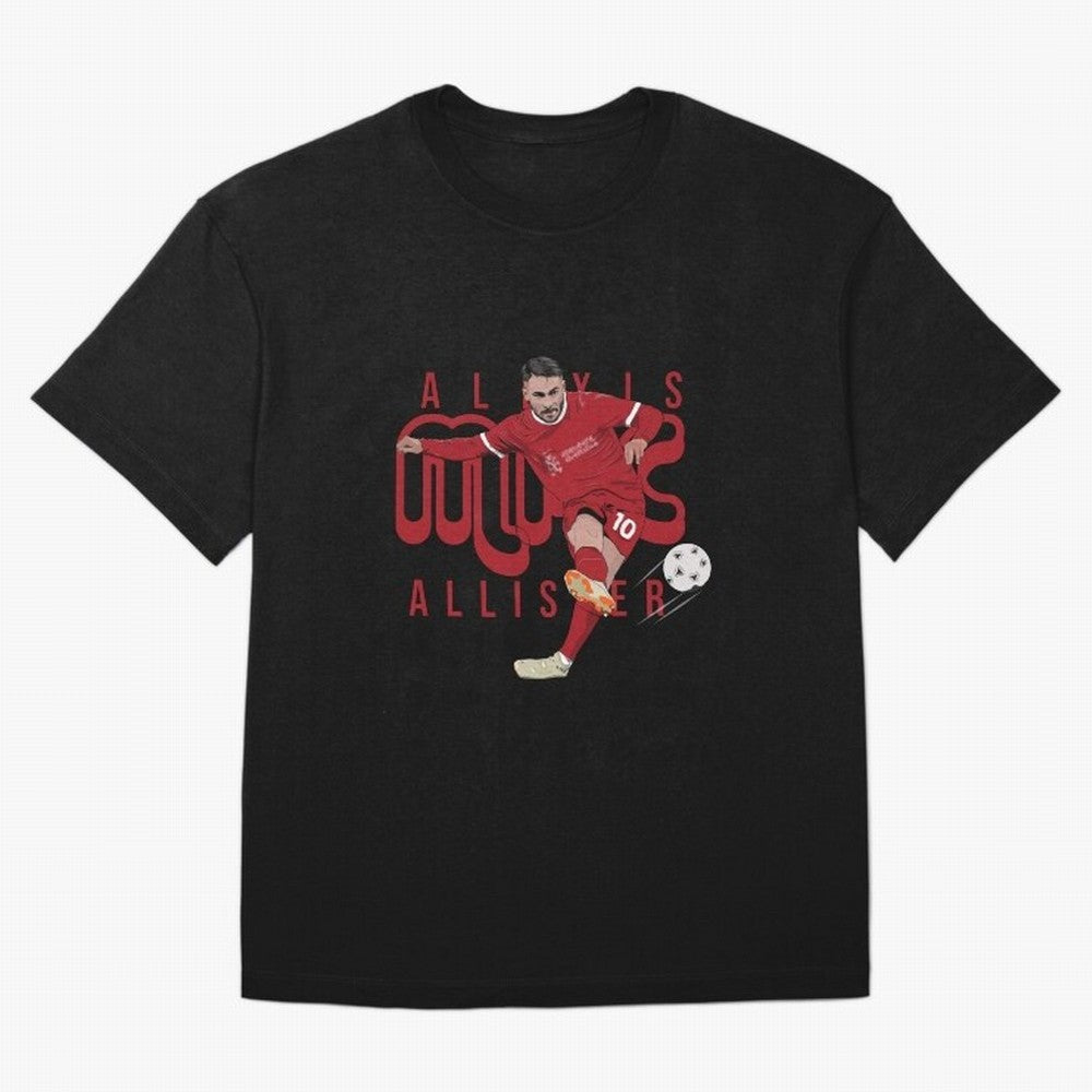 Alexis Mac Allister Liverpool Classic T-Shirt Carry National Pride through FIFA World Cup 2026 for Fans of Cristiano Ronaldo, Haaland and CR7 and Argentina and Brazil, Bringing Football History, Final Match Energy, Crowd Noise and Once in a