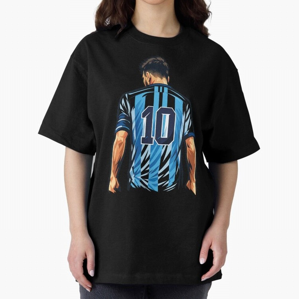 Messi 10 legend Oversized T-Shirt Unlock FIFA World Cup 2026 USA Canada Mexico Spirit, Capturing Argentina, Haaland, Football Passion, Legendary Performances, Festival Vibes and Supporter Community; Perfect for People Who Love Argentina, Brazil,