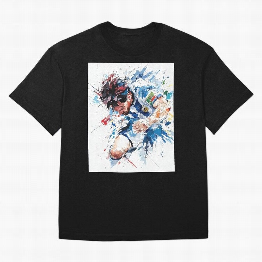 Vibrant Lionel Messi Art - World Cup Champion in Action Classic T-Shirt Capture the FIFA World Cup 2026 Journey through Messi and Cristiano Ronaldo Highlights, Argentina Pride, Champion Mindset, Group Stage Buzz, Knockout Tension and Passionate Fan