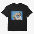 Lionel Messi Oversized T-Shirt Honor Football Greatness during Global Football Passion for FIFA World Cup 2026 USA Canada Mexico, Celebrating Messi, CR7 and Mbappe, Portugal, Spain and Germany, Sports Nostalgia, International Competition, Famous