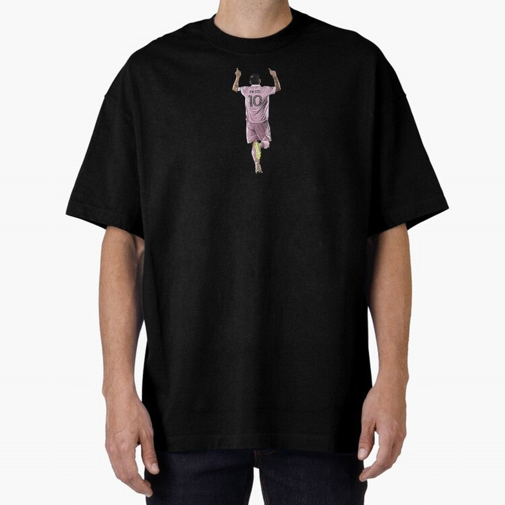 Leo Messi Soccer Football Argentina Miami Sticker Oversized T-Shirt Carry the Dream of Match Day Hype around FIFA World Cup 2026 Group Stage, Messi, England, France and Netherlands, Retro Football Energy, Iconic Rivalries, Trophy Chase Drama and
