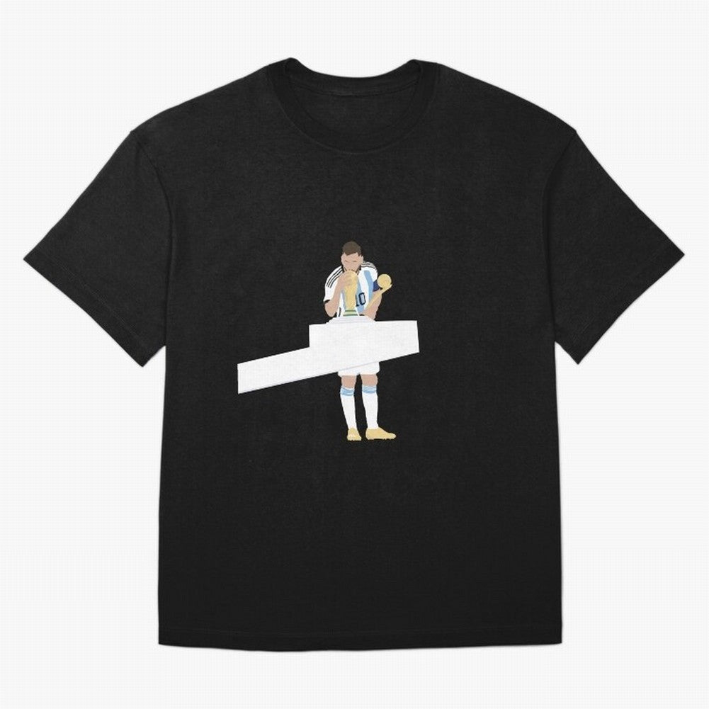 Messi minimalist design Oversized T-Shirt Bring World Football Passion into FIFA World Cup 2026 Group Stage Spirit, Built around Portugal, Spain and Germany, Haaland, Soccer Culture, Superstar Moments, National Team Dreams and Competitive Fire;