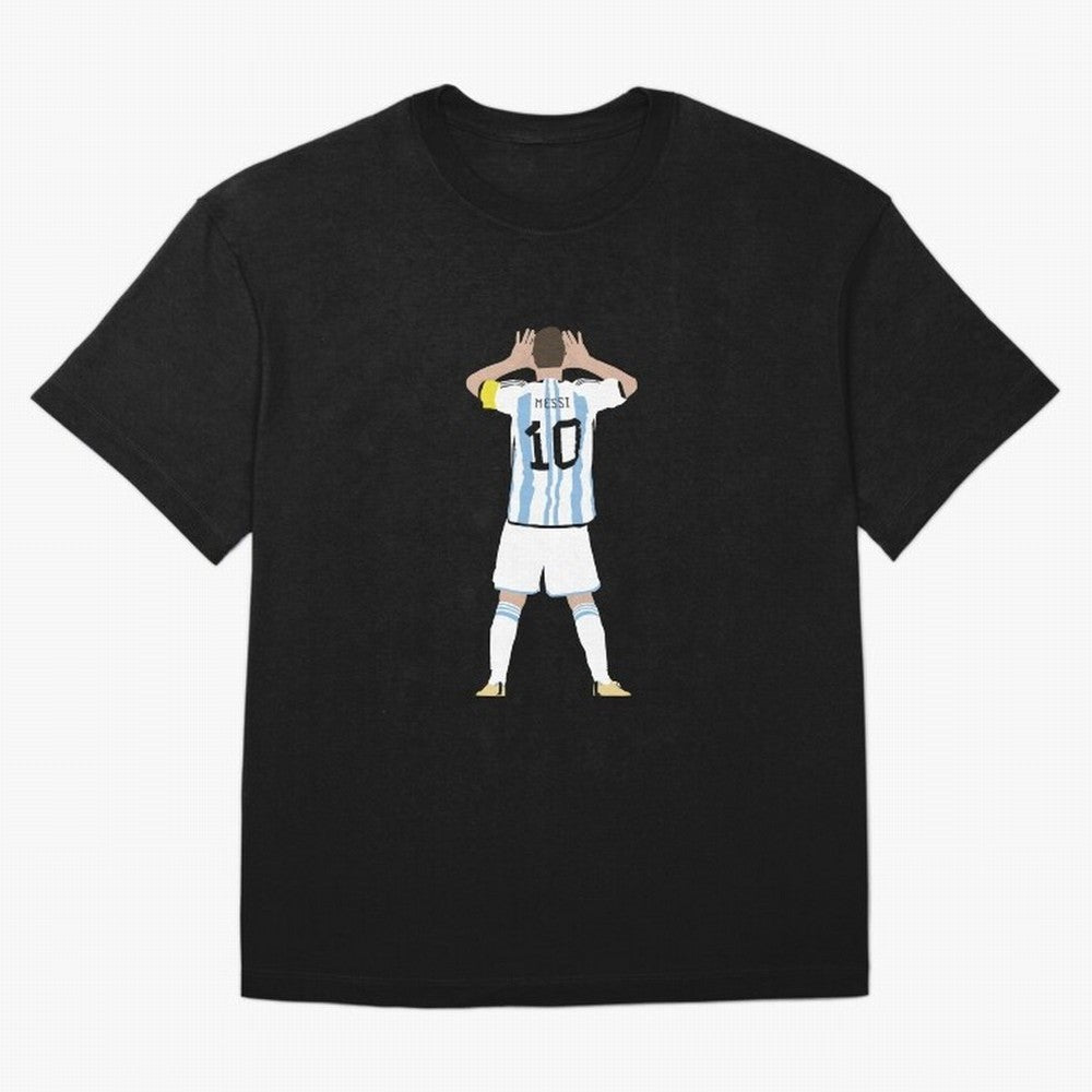 Messi minimalist design Classic T-Shirt Experience FIFA World Cup 2026 USA Canada Mexico Built around Messi, CR7 and Mbappe, England, France and Netherlands Energy, Championship Spirit, Famous Goals, Roaring Crowds and International Football Unity;