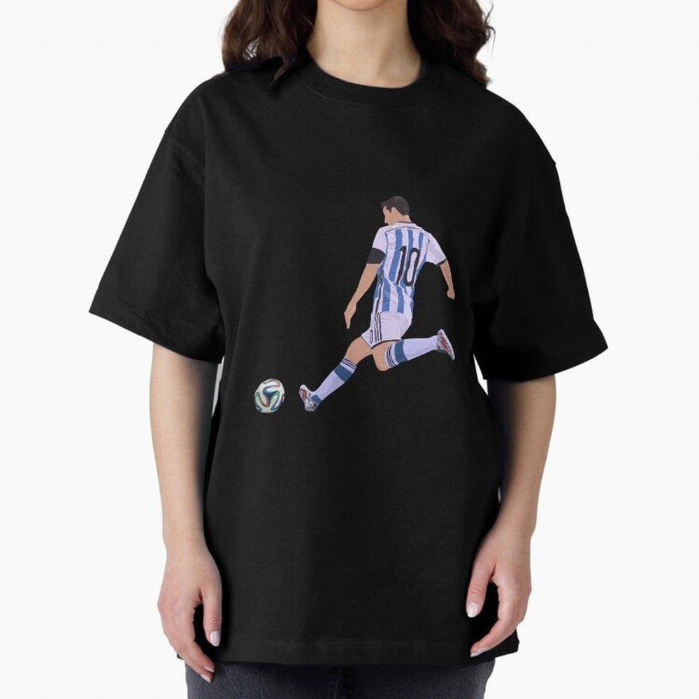 Messi Oversized T-Shirt Celebrate Soccer Greatness during FIFA World Cup 2026 Celebrating Cristiano Ronaldo, Haaland and CR7, Argentina, France and Brazil Energy, Goal Celebration Energy, Supporter Heritage, Football Icons and Worldwide Tournament