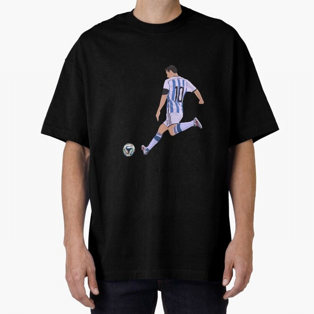 Messi Oversized T-Shirt Celebrate Soccer Greatness during FIFA World Cup 2026 Celebrating Cristiano Ronaldo, Haaland and CR7, Argentina, France and Brazil Energy, Goal Celebration Energy, Supporter Heritage, Football Icons and Worldwide Tournament