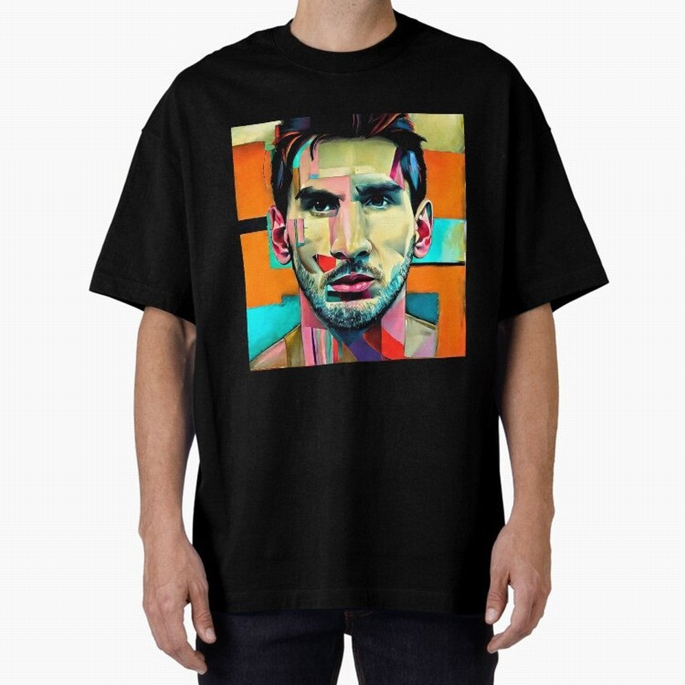 Messi on modern art Classic T-Shirt Join the Global Buzz around Match Day Hype around FIFA World Cup 2026 USA Canada Mexico, Mbappe, Brazil, Portugal and Argentina, Fan Favorite Moments, National Team Passion, Big Match Drama and Soccer History;