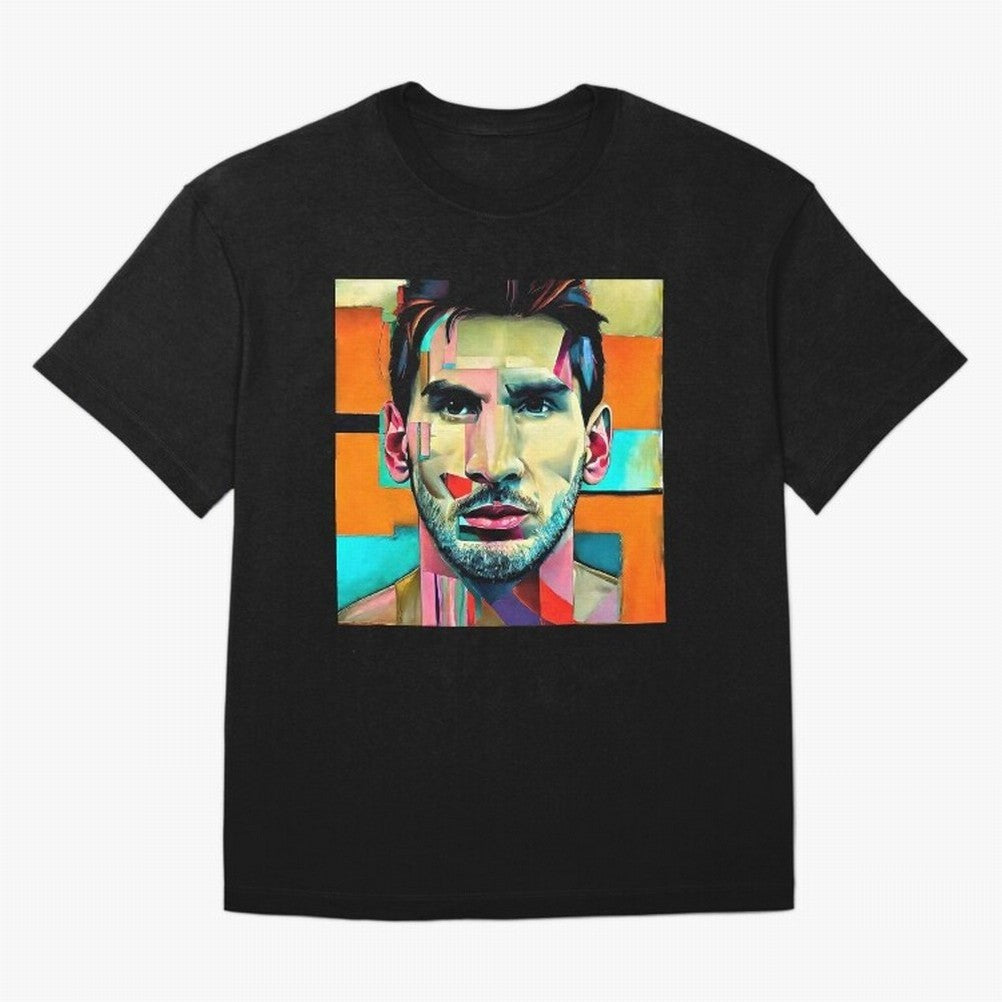 Messi on modern art Classic T-Shirt Join the Global Buzz around Match Day Hype around FIFA World Cup 2026 USA Canada Mexico, Mbappe, Brazil, Portugal and Argentina, Fan Favorite Moments, National Team Passion, Big Match Drama and Soccer History;
