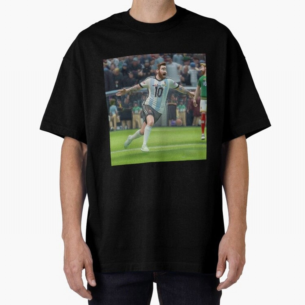 Lionel Messi caricature Classic T-Shirt Honor the Football Icons of FIFA World Cup 2026 for Fans of Mbappe and France, Bringing Match Day Excitement, Supporter Culture, Golden Goals and Global Football Passion; Ideal for Fans Who Follow Messi,