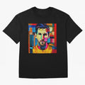 art grafic of Messi Classic T-Shirt Bring Stadium Energy to FIFA World Cup 2026 Group Stage Capturing Haaland, England Energy, Game Day Rituals, Football Legends, Country Pride and the Road to the Final; Ideal for Passionate Fans Who Love Underdog