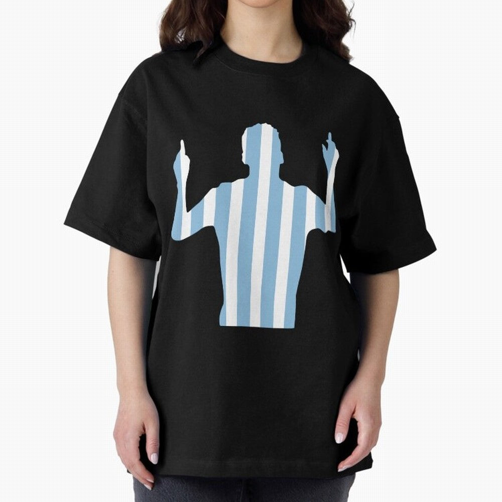 lionel Oversized T-Shirt Join Supporters Worldwide for FIFA World Cup 2026 USA Canada Mexico for Fans of Messi and Brazil, Portugal and Argentina, Bringing Classic Soccer Heritage, Championship Pressure, Fan Loyalty and International Pride; Made