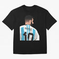 Messi Oversized T-Shirt Feel the Roar of FIFA World Cup 2026 Spirit, Centered on France, Neymar, Vintage Soccer Flavor, Modern Football Stars, National Flags and Final Night Emotion; Ideal for Football Dads, Football Moms, Friends, Collectors and