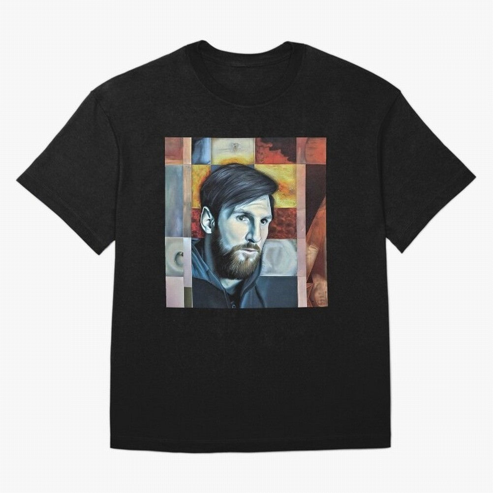 Messi on digital board Oversized T-Shirt Carry the Dream of FIFA World Cup 2026 Group Stage Spirit, Featuring France and Portugal, Haaland, Worldwide Fan Energy, Dramatic Goals, Stadium Lights and Championship Celebrations; Perfect for Fans,