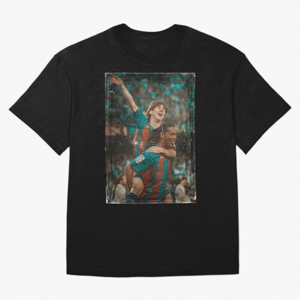 Messi and Ronaldinho Vintage Classic T-Shirt Keep Football History Alive during the FIFA World Cup 2026 USA Canada Mexico Journey through Neymar, Haaland and Cristiano Ronaldo Highlights, Argentina and Brazil Pride, Stadium Chants, National Pride,