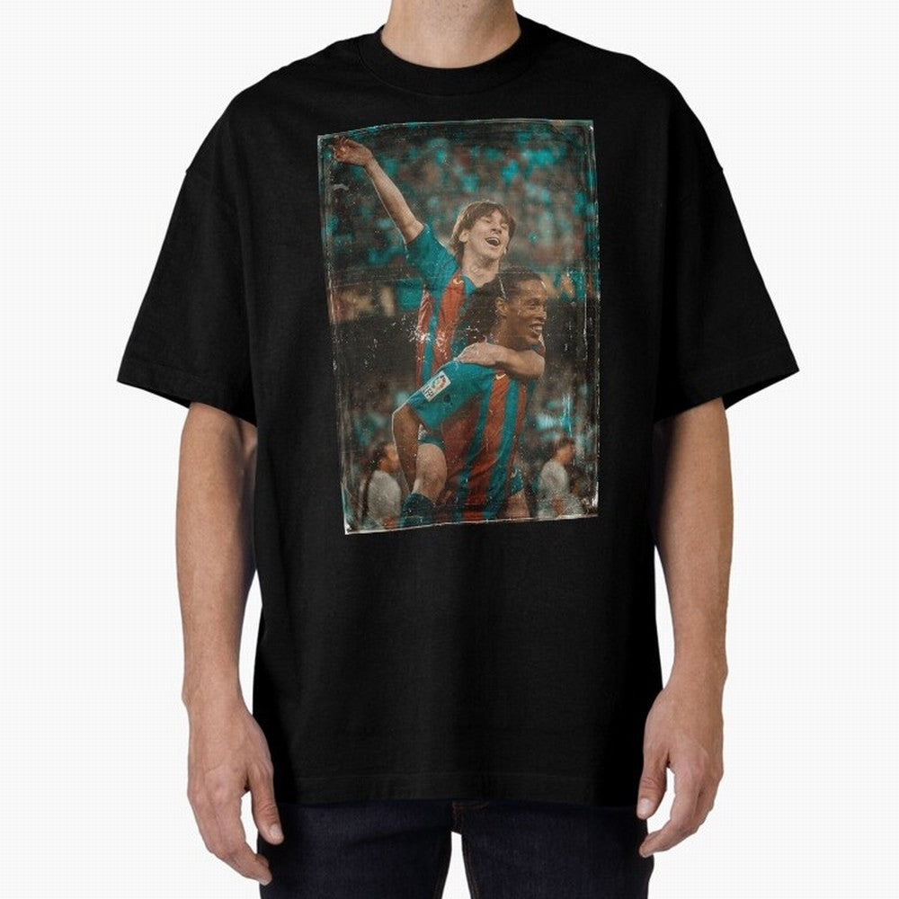 Messi and Ronaldinho Vintage Classic T-Shirt Keep Football History Alive during the FIFA World Cup 2026 USA Canada Mexico Journey through Neymar, Haaland and Cristiano Ronaldo Highlights, Argentina and Brazil Pride, Stadium Chants, National Pride,