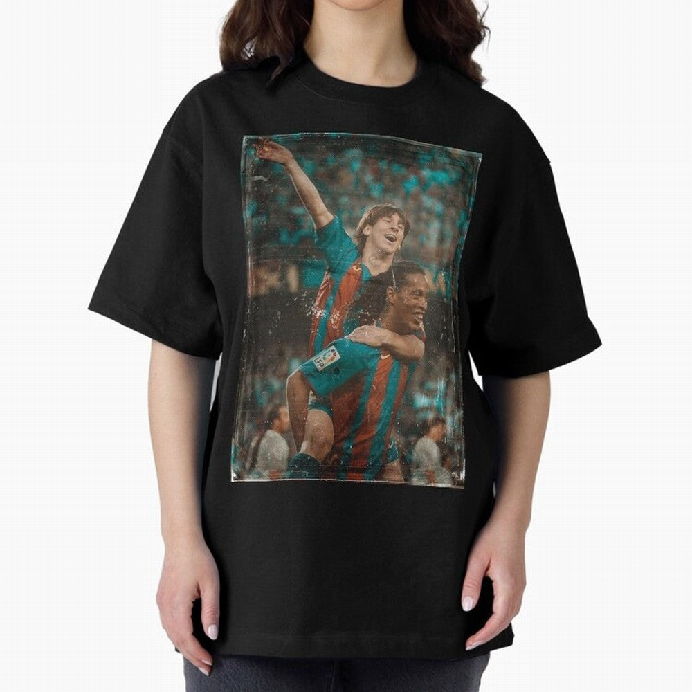 Messi and Ronaldinho Vintage Classic T-Shirt Keep Football History Alive during the FIFA World Cup 2026 USA Canada Mexico Journey through Neymar, Haaland and Cristiano Ronaldo Highlights, Argentina and Brazil Pride, Stadium Chants, National Pride,