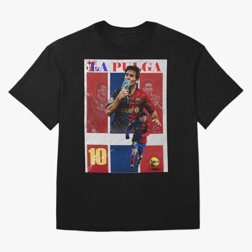 Lionel Messi 2009 UCL Barcelona Poster Oversized T-Shirt Celebrate Global Passion for FIFA World Cup 2026 USA Canada Mexico Spirit, Filled with Netherlands, Cristiano Ronaldo, Global Supporter Spirit, Legendary Goals, National Colors and Tournament
