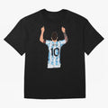 Lionel Messi Oversized T-Shirt Showcase FIFA World Cup 2026 USA Canada Mexico Inspired by Mbappe, Portugal, Spain and Germany Energy, Retro Football Energy, Iconic Rivalries, Trophy Chase Drama and Stadium Atmosphere; Great for Watch Parties,