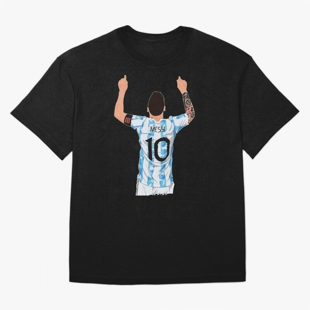 Lionel Messi Oversized T-Shirt Showcase FIFA World Cup 2026 USA Canada Mexico Inspired by Mbappe, Portugal, Spain and Germany Energy, Retro Football Energy, Iconic Rivalries, Trophy Chase Drama and Stadium Atmosphere; Great for Watch Parties,