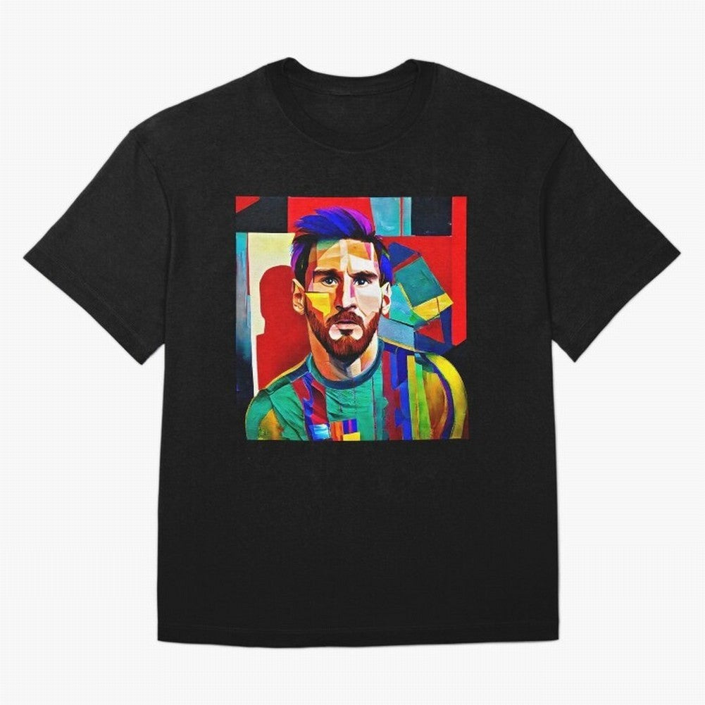 digital image of Messi Oversized T-Shirt Celebrate the FIFA World Cup 2026 Journey through Messi, CR7 and Mbappe Highlights, Germany Pride, Supporter Pride, Iconic Celebrations, Legendary Names and Global Match Day Energy; Perfect for Fans,