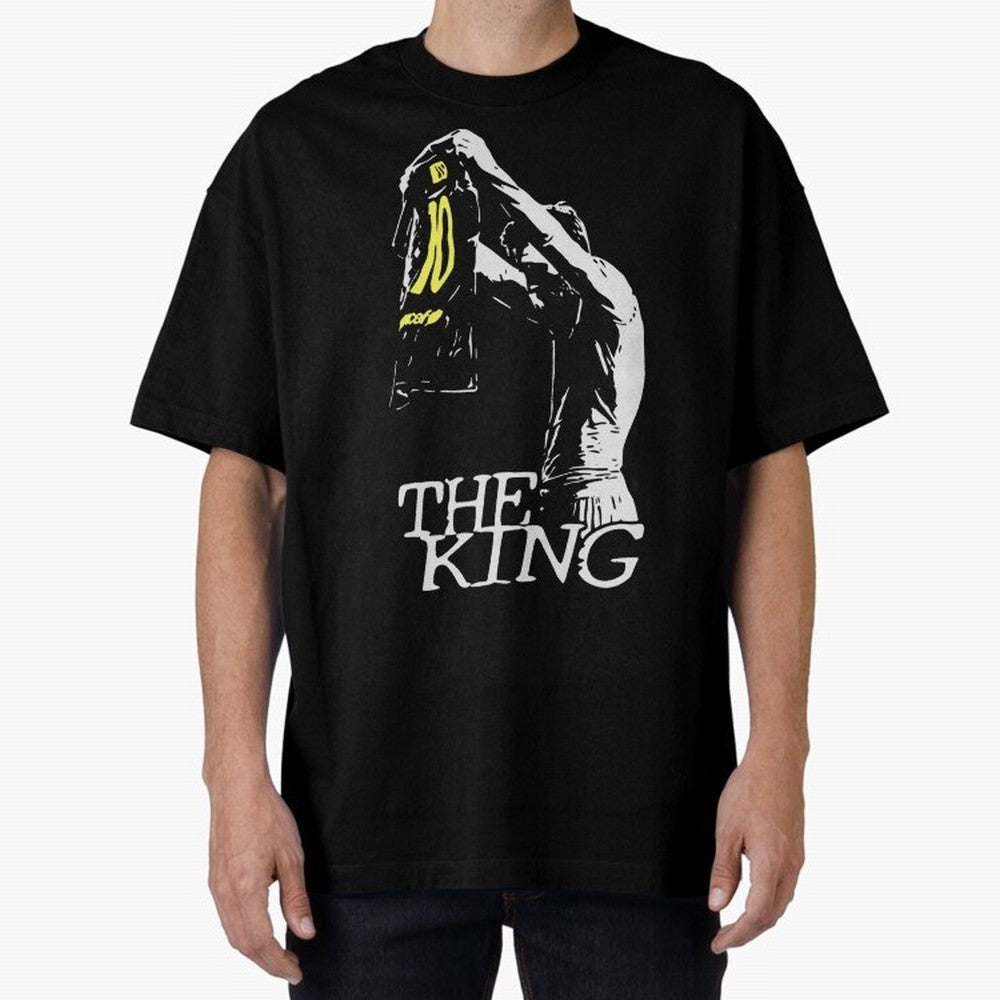 The King Leo Messi Legend Oversized T-Shirt Celebrate Golden Goal Energy in FIFA World Cup 2026 Spirit, Celebrating Netherlands, CR7 and Messi, Football History, Final Match Energy, Crowd Noise and Once in a Lifetime Moments; Ideal for Fans Who