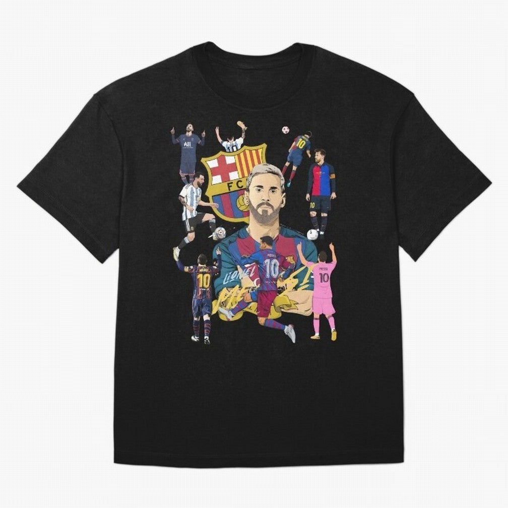 MiaMessi Premium Oversized T-Shirt Join the Countdown to FIFA World Cup 2026 USA Canada Mexico with Cristiano Ronaldo, Haaland and CR7, Brazil Energy, Game Day Rituals, Football Legends, Country Pride and the Road to the Final; Ideal for Fans Who