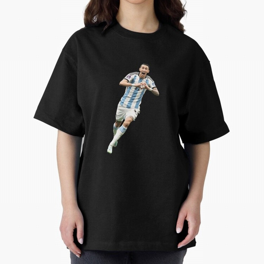 Angel Di Maria Oversized T-Shirt Celebrate the Next Chapter of FIFA World Cup 2026 Group Stage Highlighting Neymar, Haaland and Cristiano Ronaldo, Brazil Energy, Supporter Pride, Iconic Celebrations, Legendary Names and Global Match Day Energy;