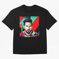 colorful Messi Oversized T-Shirt Bring International Match Energy to FIFA World Cup 2026 Filled with Cristiano Ronaldo, Haaland and CR7, Argentina Energy, Championship Spirit, Famous Goals, Roaring Crowds and International Football Unity; Great for