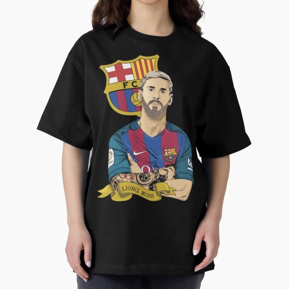 Lionel Messi (Barcelona) artwork Classic T-Shirt Bring International Match Energy to Match Day Hype around FIFA World Cup 2026, Haaland and Mbappe, Spain and Netherlands, Stadium Chants, National Pride, Trophy Dreams and Unforgettable Football