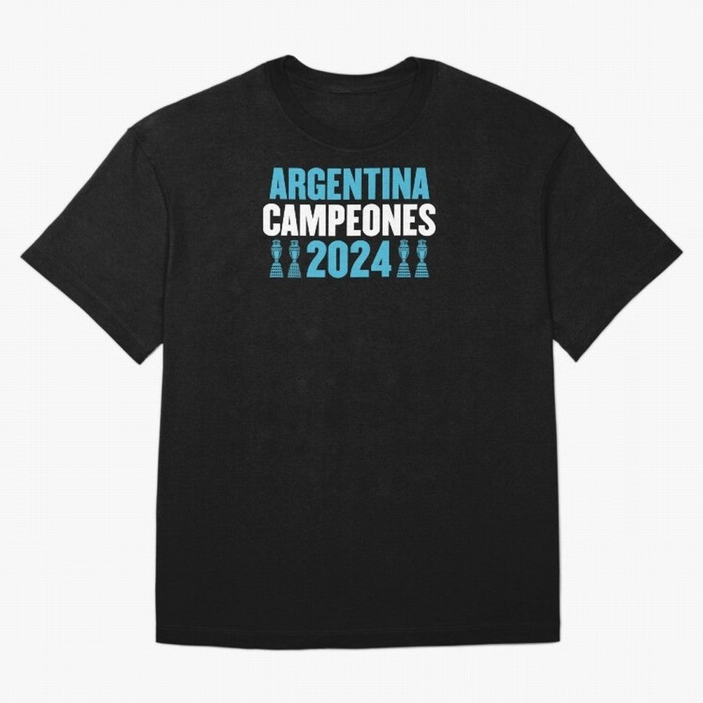 Argentina Campeones 2024 Oversized T-Shirt Make Game Day About FIFA World Cup 2026 Group Stage Connected to CR7 and Messi, Spain and Netherlands Energy, Football Passion, Legendary Performances, Festival Vibes and Supporter Community; Perfect for
