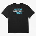 Argentina Campeones 2024 Oversized T-Shirt Make Game Day About FIFA World Cup 2026 Group Stage Connected to CR7 and Messi, Spain and Netherlands Energy, Football Passion, Legendary Performances, Festival Vibes and Supporter Community; Perfect for