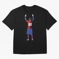 Lionel Messi Tribute To DM| Perfect Gift For you and friends Classic T-Shirt Support Global Football Passion for FIFA World Cup 2026 Group Stage, Highlighting Messi, Neymar and Mbappe, Argentina, Match Day Excitement, Supporter Culture, Golden