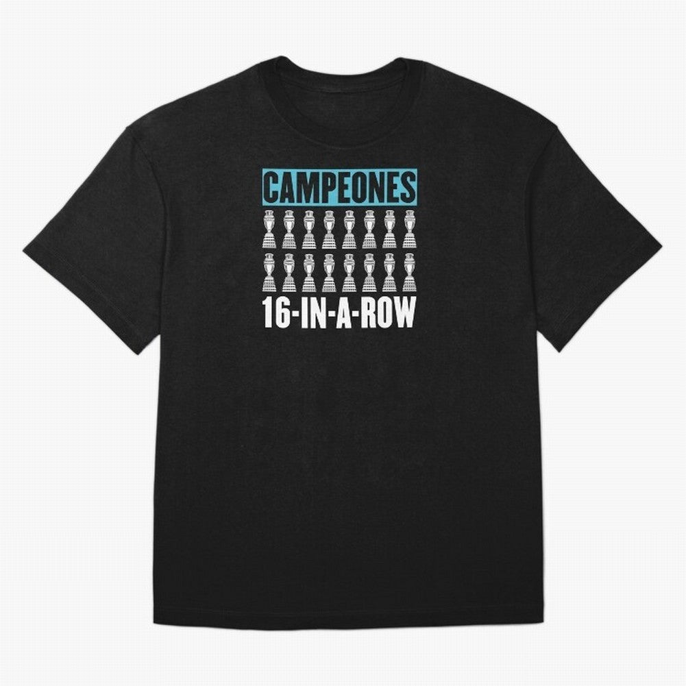 CHAMPIONS 16-IN-A-ROW Classic T-Shirt Unlock Global Football Passion for FIFA World Cup 2026 USA Canada Mexico, Driven by Messi, Germany, Worldwide Fan Energy, Dramatic Goals, Stadium Lights and Championship Celebrations; Made for Collectors Who