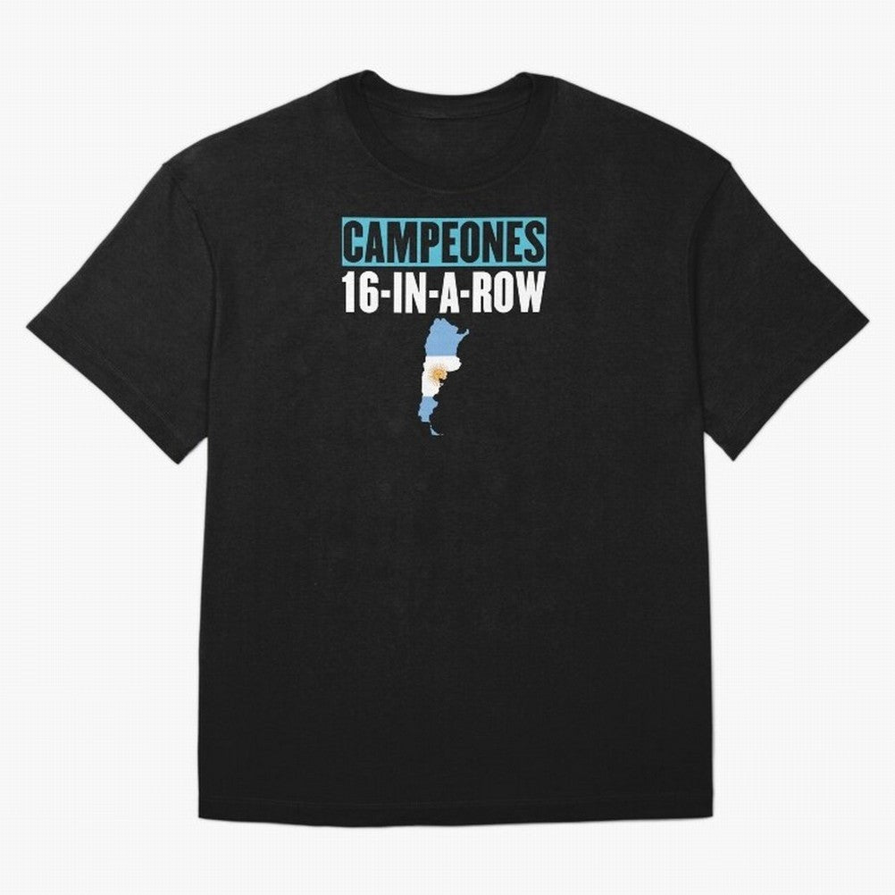CHAMPIONS 16-IN-A-ROW Classic T-Shirt Keep the Match Day Mood of FIFA World Cup 2026 USA Canada Mexico for Fans of Cristiano Ronaldo, Haaland and CR7 and England, France and Netherlands, Bringing Classic Soccer Heritage, Championship Pressure, Fan